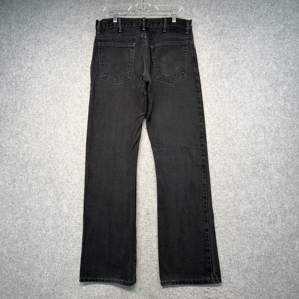 Vintage Levi's 517 Bootcut Jeans Men's 34x34 (Fits 33x33) Black Y2K 2002